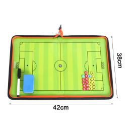 Dobrável Árbitro Tática Board para Treinamento, Leve Futebol Coaching Board - Image 6