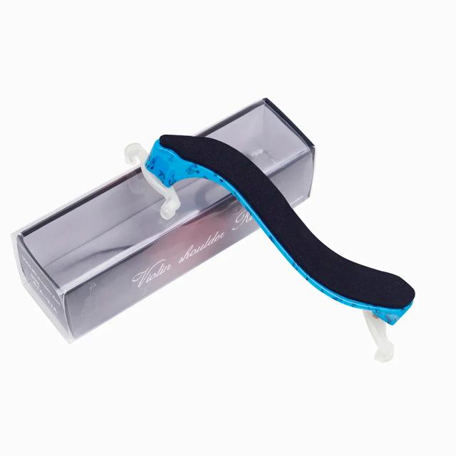 Ombro Descanso Ajustável para Violino com Wipe String e Apoio Azul - Peça Ideal para Instrumentos 4/4