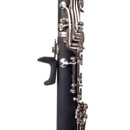 Capa para descanso de dedo de polegar para clarinete, suporte preto, acessórios para instrumentos de sopro, botão protetor, protetor de borracha de polegar, almofada macia para iniciantes e profissionais, almofada de - Image 2