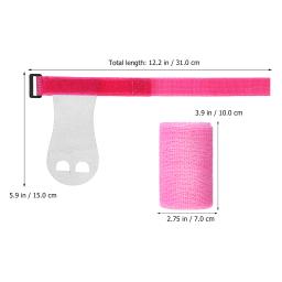 4 pçs ginástica apertos de mão tiras de treino de levantamento de peso ginástica palma protetor de pulso faixas de apoio sweatbands equipamentos - Image 6