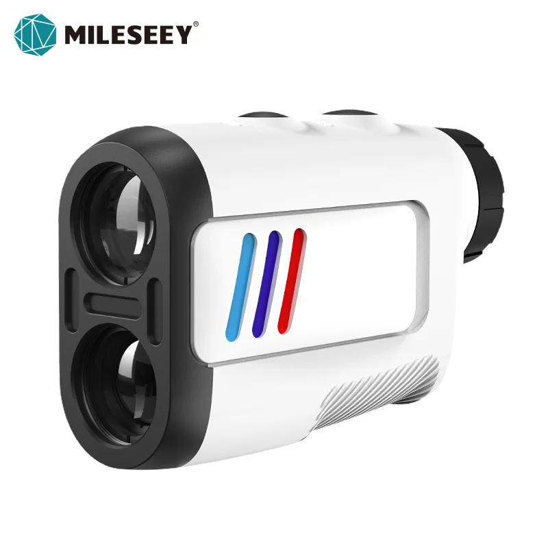 Mileseey pf210 pf2e pf240 golf laser rangefinder telescópio medida 600m/metro de distância quintal 6x monocular para caça esporte de golfe - Image 1