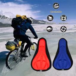 Silicone Mountain Bike Seat Cover, acessórios do equipamento de bicicleta, 3D Riding Almofada Capa - Image 2