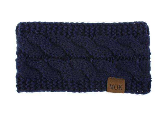 Novos Acessórios de Cabelo em Lã de Pelúcia: Faixas, Bandanas e Earmuffs para Outono e Inverno em 12 Cores