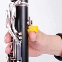 Soft Silicone Clarinete Oboe Polegar Almofada Descanso, Polegar Protetor para Instrumento de Sopros, 5 Cores, Pacote de 5 - Image 6