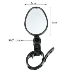 Espelhos universais para bicicleta, espelho retrovisor giratório ajustável, ângulo amplo, rotação de 360 graus, acessórios de ciclismo - Image 6