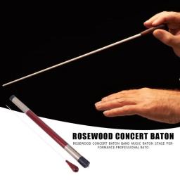 Rosewood Professional música maestro bastão, portátil regendo bastão com armazenamento tubo, ritmo e banda, diretor e orquestra, 38,3 centímetros - Image 4