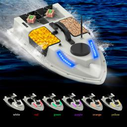 GPS RC Bait Boat, controle remoto sem fio, barco alimentador, navio com 4 recipientes, carga 2kg, 500m - Image 3