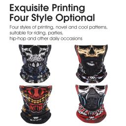 Máscara de protetor solar punk para homens e mulheres, rosto e pescoço de verão, proteção UV hip hop, esportes ao ar livre, bandana de ciclismo, lenços - Image 4