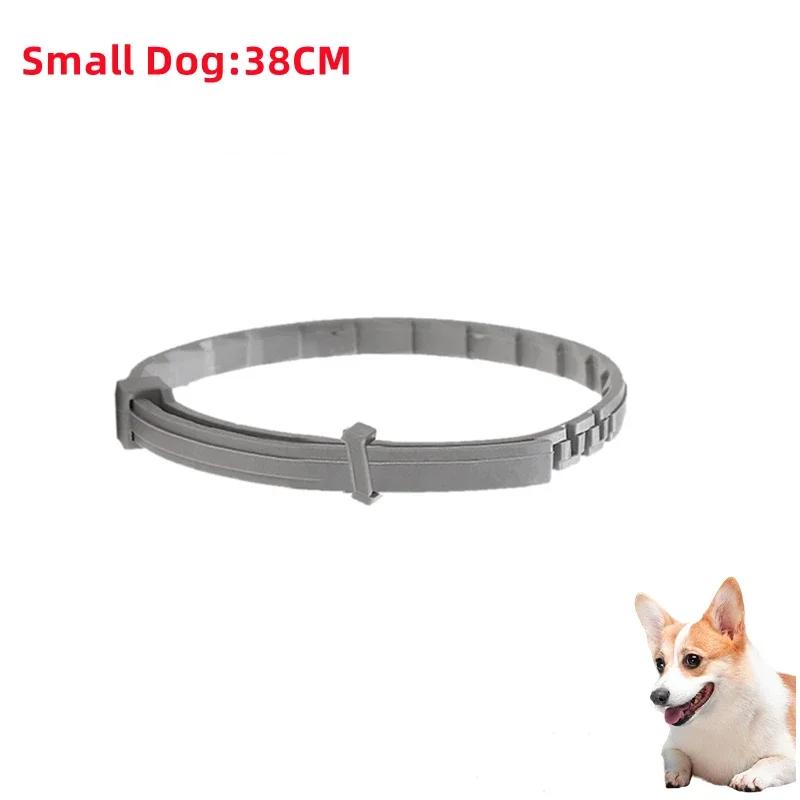 Coleira antiparasitária para animais de estimação, coleiras retráteis para cães e gatos, carrapatos antipulgas, acessórios para cachorros grandes, 38 cm, 70cm, novo - Image 1