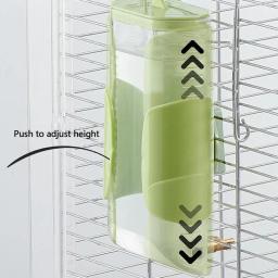 Alimentador automático do pássaro com grande capacidade, distribuidor de água do pássaro, garrafa papagaio gaiola, copo bebendo, tigelas, Pet rega suprimentos - Image 2