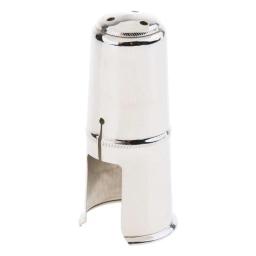 Bocal niquelado Cap para instrumento de sopro, Bb Clarinete Peças, Prata - Image 1