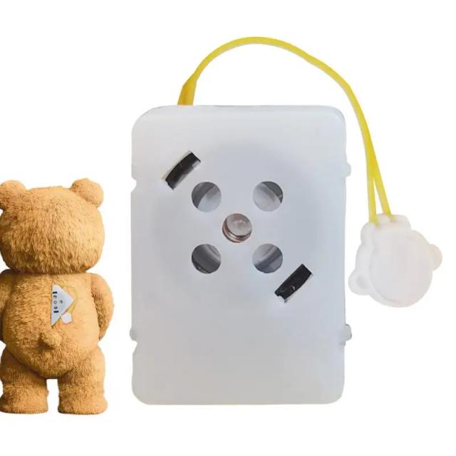 Caixa de Som Interativa para Brinquedos de Pelúcia com Gravação de Voz e Alimentação Bateria