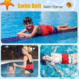 Cinto de natação flutuante ajustável para adultos Flotação de piscina Flotação de cintura Flutuação de treinamento Cinto de cintura - Image 5
