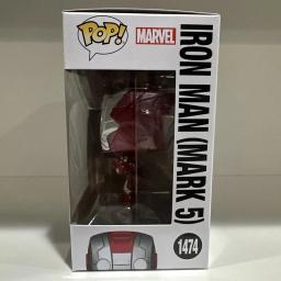 Pop! Marvel Homem de Ferro (Marca 5) Figuras de Ação Funko Pop # 1474 modelo brinquedos colecionáveis bobblehead vinil figura boneca presentes - Image 4