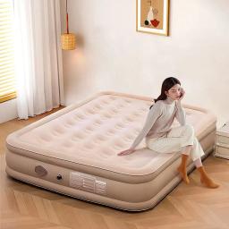 Cama de ar dupla com bomba elétrica embutida, colchões de cama infláveis, colchão de ar inflável elevado para acampamento em casa - Image 3