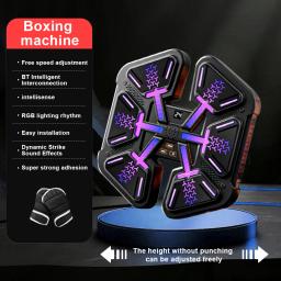 Smart Music Boxing Machine para Adultos e Crianças, Sports Fitness Trainer, Treinamento de Boxe, Wall Target, Home Exercício Response - Image 1