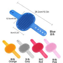 Soft Silicone Bath Brush para Pet, Pente de banheiro, Hair Fur Grooming, Massagem, Ferramentas para cães e gatos - Image 4