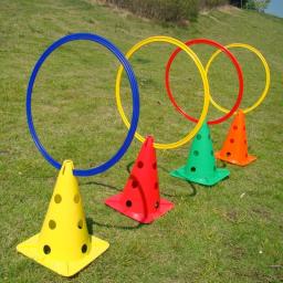 2 pces treinamento cones de tráfego esporte marcador cones para futebol basquete cones de futebol treinamento ao ar livre atividade ou evento - Image 3
