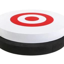 Sportfunsf novo tiro com arco alvo esportes 25*25*3cm tiro com arco preto/branco espuma alvo prática alvo prático durável - Image 2