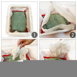 Sacos grossos reutilizáveis para gatos, Saco de forro resistente a riscos, Peneiração grande, Higiene para Pet - Image 4