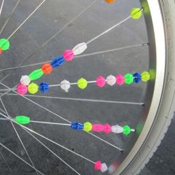 Bicicleta falou grânulos para crianças, segurança colorida, acessórios de roda, falou clip, borboleta, amor, coração, estrelas, bicicleta decoração, crianças, 25 pcs, 36 pcs - Image 4