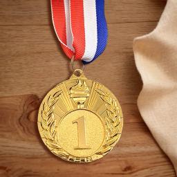 Medalha De Bronze De Prata De Ouro, Recompensas Esportivas Com Fita De Pescoço, Vencedor De Metal, Medalhas De Competição, Show De Talentos, Corrida De Festa, 5cm - Image 3