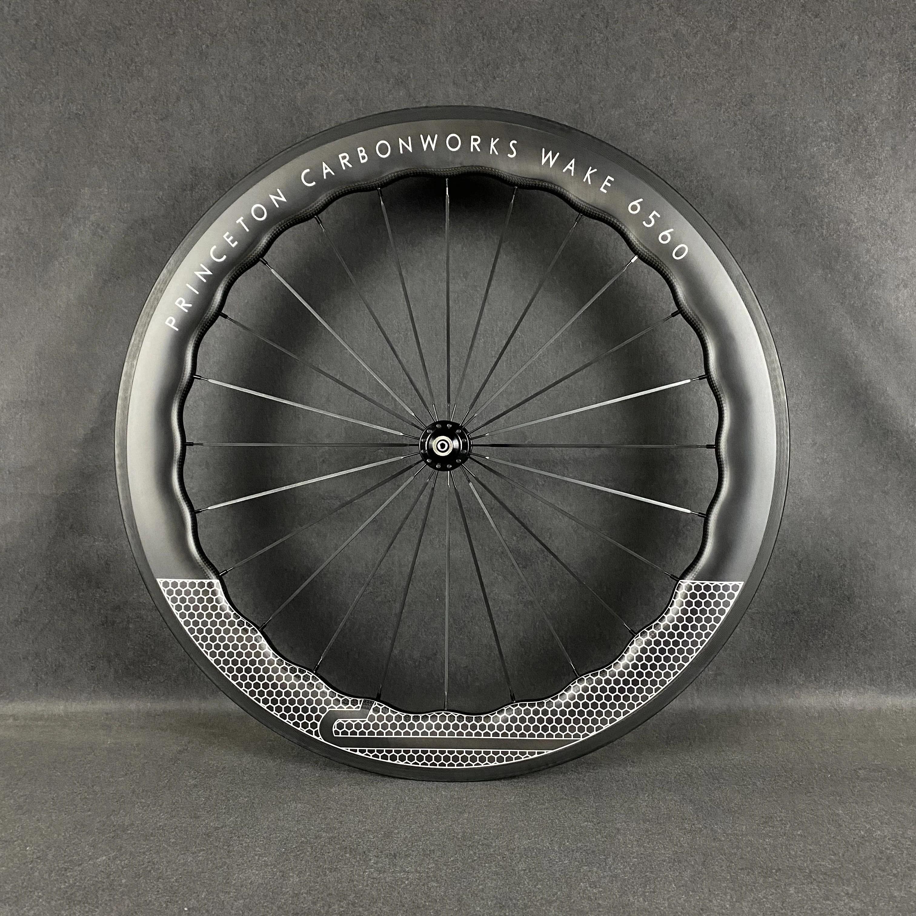 Aro de fibra de carbono para bicicleta de estrada 700C/freio V 6560 conjunto de rodas de estrada superfície UD com clincher/tubular/cubo de roda tubeless opcional - Image 1