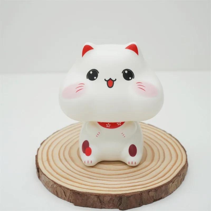 Solar Powered Shaking Head Doll Toy, bonito animal pequenos ornamentos, Desktop, Decorações de carro, presentes infantis, novo, 2024 - Image 1