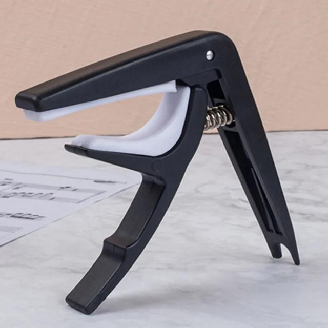 Capo Universal para Guitarra Acústica Clássica com Acessórios Metálicos e Braçadeira Ajustável