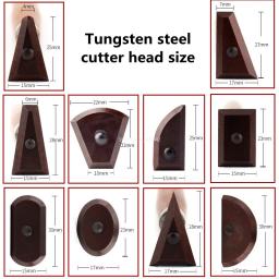 8 conjuntos de ferramentas de corte de cerâmica faca de aço de tungstênio cerâmica argila ferramenta de corte de mogno resistente ao desgaste super duro - Image 3