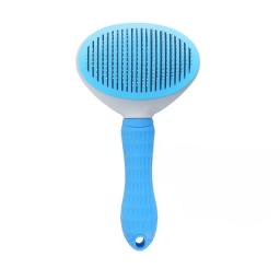 Pente automático da remoção do cabelo para o animal de estimação, Remoção do cabelo do clique, Pente do gato, Escova da beleza do cão - Image 6