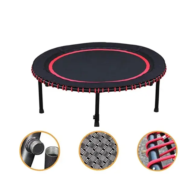 Mini trampolim para exercícios em casa: treino compacto e eficaz para adultos