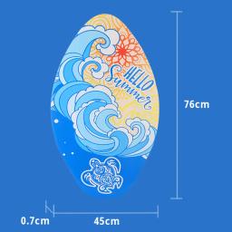 Skimboard Verão com Revestimento High Gloss, Stand Up Lightweight Wooden Skim Board - Image 6