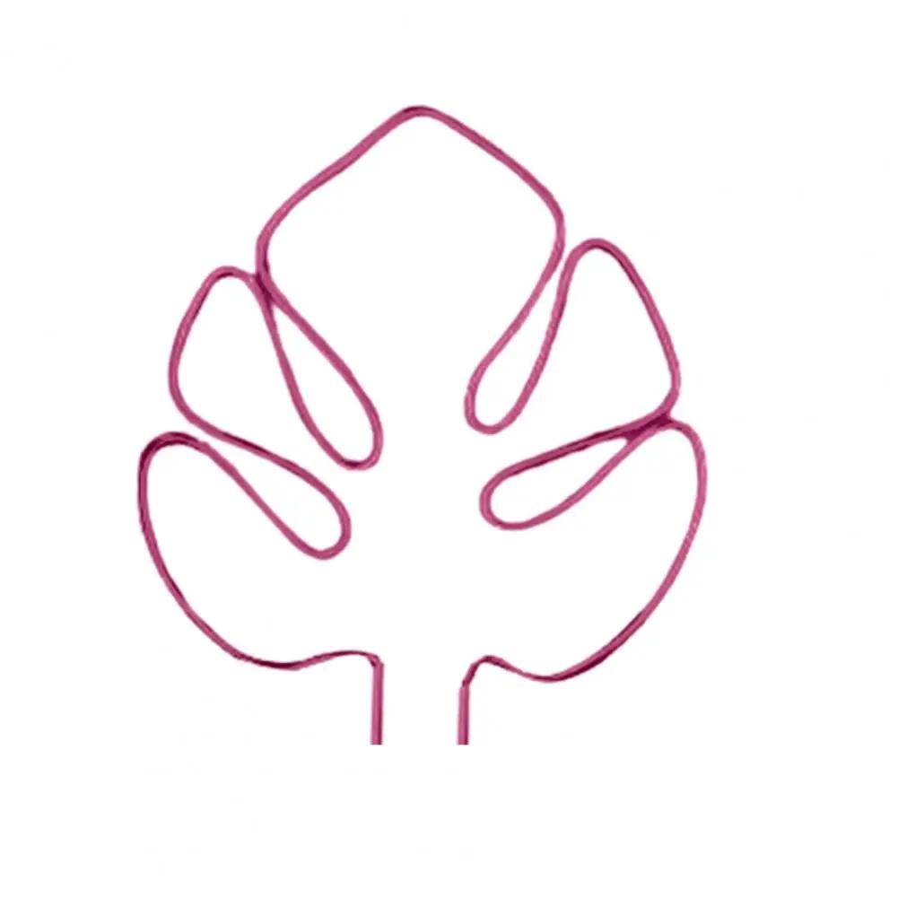 Estaca De Suporte De Planta, Rustproof, Resistente À Corrosão, Instalação Simples, Monstera Shaped, Pilha De Flores - Image 1
