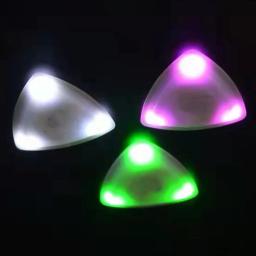 Palhetas luminosas antiderrapantes coloridas luz da guitarra, LED brilhando palheta, 400x35x5mm, instrumentos de cordas acessórios - Image 1