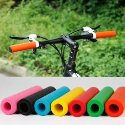 Punhos macios do guiador da bicicleta do silicone, apertos da esponja, ao ar livre, MTB, bicicleta de estrada, tampa, antiderrapante, apoio forte, parte do ciclismo, 2 PCes - Image 2