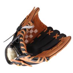 Luvas De Beisebol Espessadas Para Adultos, Softball Protective Catcher, Equipamento De Mão De Esportes Resistente Ao Desgaste, PVC, Recém - Image 1