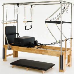 Comercial 3 em 1 cama cadillac madeira de carvalho yoga estúdio máquina treinamento cadillac cama alta qualidade pilates profissional cadillac cama - Image 1