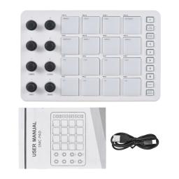 RGB Backlight Controlador MIDI com conexão Bluetooth, teclado Pad, baixa latência, 8 botões Assignable, 16 - Image 2