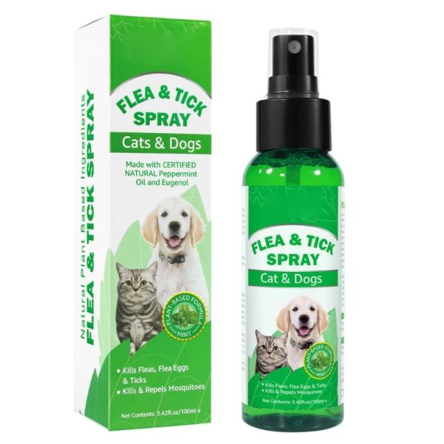 Tratamento Eficaz para Controle de Pulgas e Carrapatos em Cães com Spray Externo TickKiller