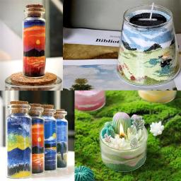 Vela artesanal de areia combustível, material de cera DIY, decoração de casa, fazendo suprimentos, família, presente do festival, 1kg, 500g - Image 6