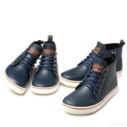 2022 botas de chuva e botas de tornozelo de borracha masculina botas de chuva de sola grossa moda urbana impermeável antiderrapante botas de chuva femininas - Image 1