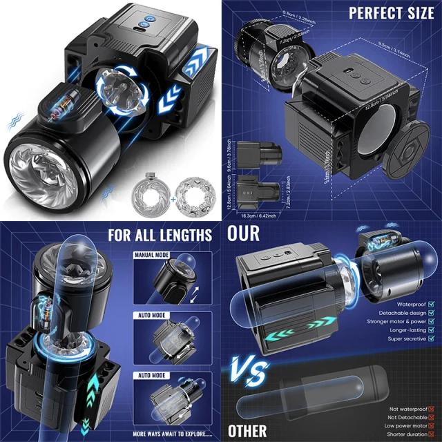 Ventosa para Masturbação Masculina - Brinquedo Adulto Versátil com Função Fidget e Estímulo Inovador