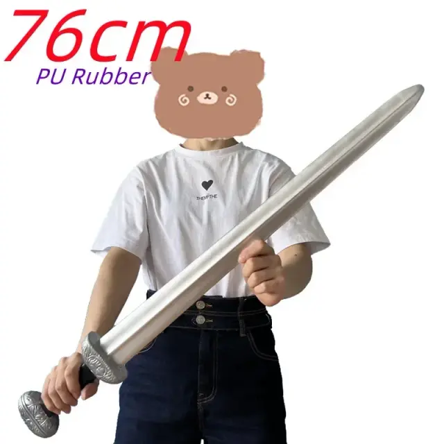 Espada e Faca de Cavaleiro Medieval para Cosplay - Armas de PU Ideais para Prop e Presente