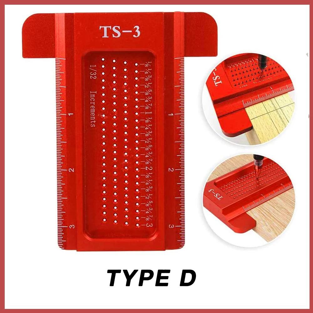 MAKLE-Woodworking Line Scriber T-Type Régua, Medidor De Marcação, Ferramentas De Medição, Liga De Alumínio, Medidor De Marcação, 60, 300, 400, 500, 600 - Image 1