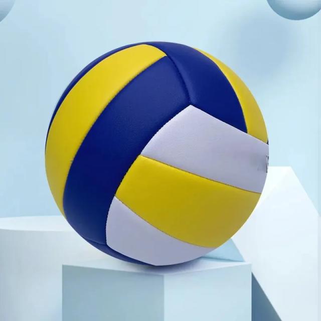 Bola de Voleibol Escola Juventude No. 5 em Couro Macio com Personalização do Logotipo para Treinos e Competições