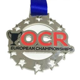 Medalha de esportes com logotipo personalizado em relevo em ouro/prata/chapeamento de bronze com medalha de fita -- 57.2mm de diâmetro -- 200pcs - Image 4