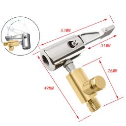Conector De Bomba Inflável Portátil, Compressor De Ar Chuck, Adaptador De Válvula, Inflador De Pneu, Pneu Chuck Pode Ser Desinflado, Reparo De Mangueira, Novo - Image 5