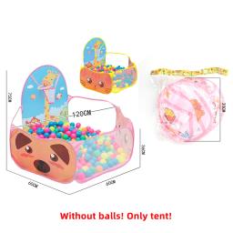 Tenda dobrável ao ar livre portátil com cesta Hoop para crianças, piscina de bola, Baby Pit, cercadinho, crianças, 1,2 m - Image 4