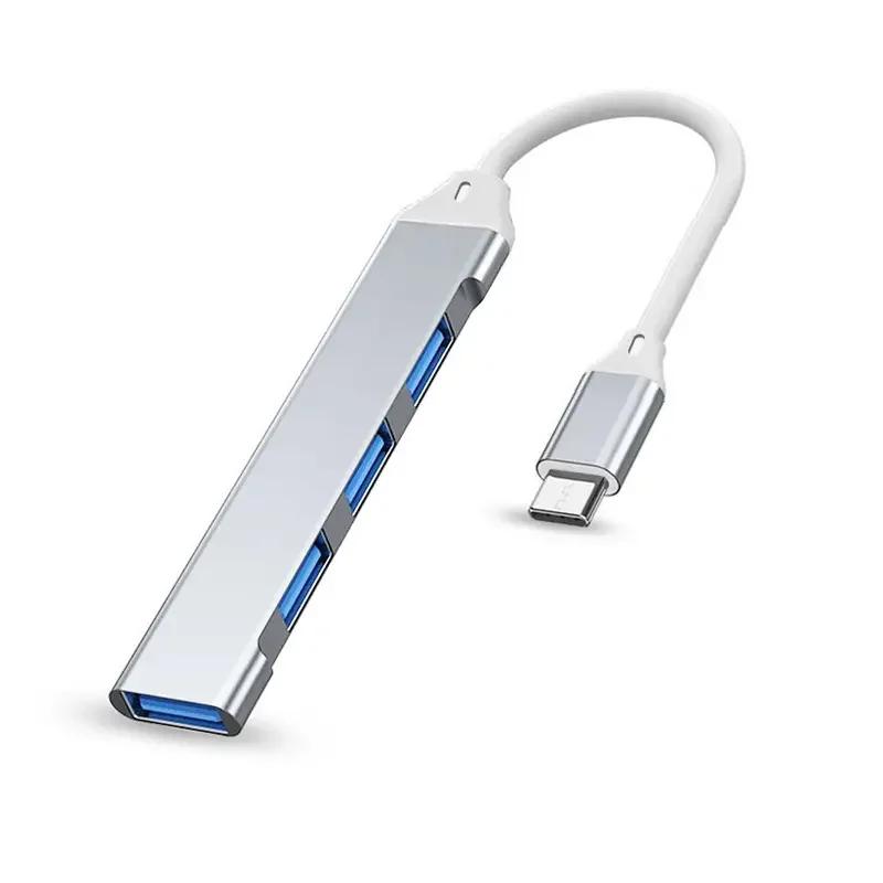 Divisor tipo C de alta velocidade para PC, Hub multiportas, USB 3.0, USB 2.0, 5Gbps, acessórios de computador, 4 portas - Image 1